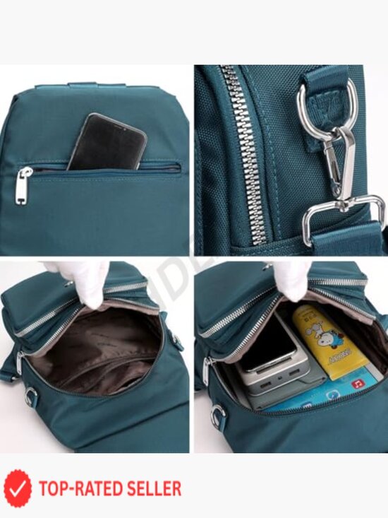 Lightweight Mini Nylon Backpack Adjustable Shoulder Straps Travel Daypack 11.8